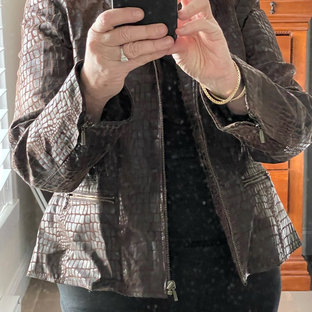 Leather jacket